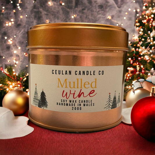 Mulled wine soy wax candle