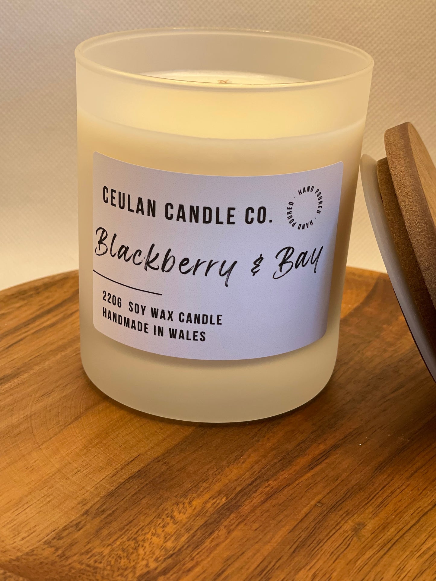 Blackberry & Bay soy wax candle